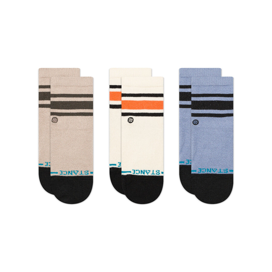 lot de 3 paires de chaussettes mi-mollet pour bébé et enfant