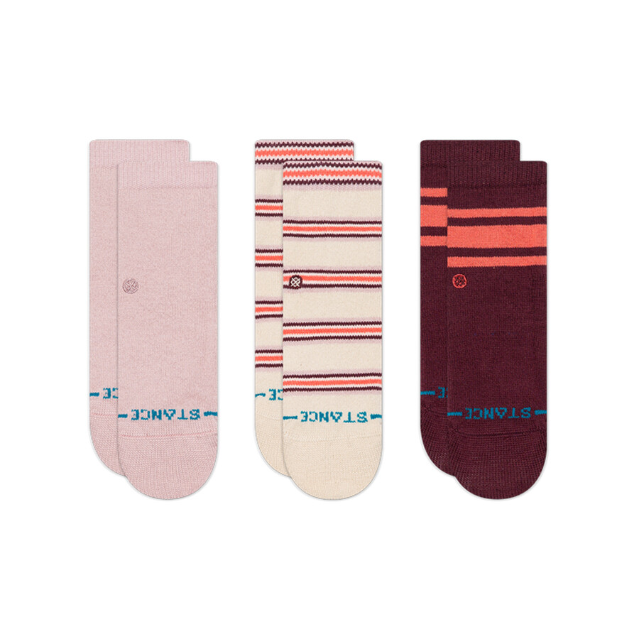 lot de 3 paires de chaussettes mi-mollet pour bébé et enfant