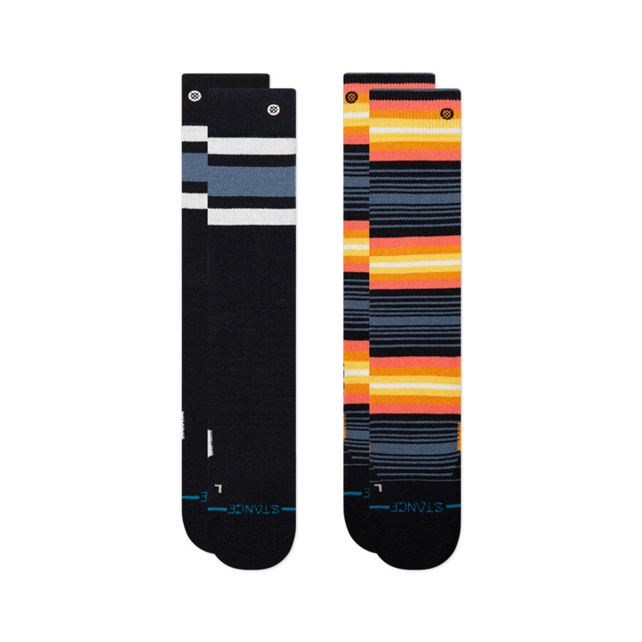lot de 2 paires de chaussettes hautes en polyester pour enfants taille moyenne