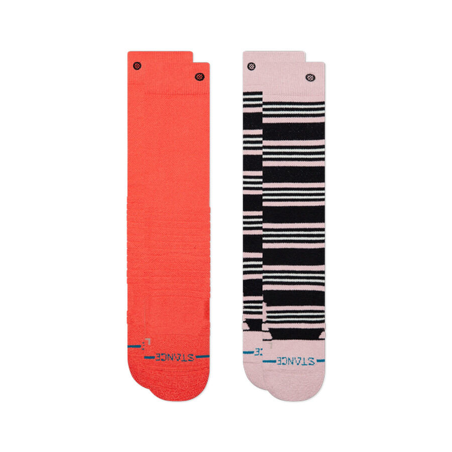 lot de 2 paires de chaussettes hautes en polyester pour enfants taille moyenne