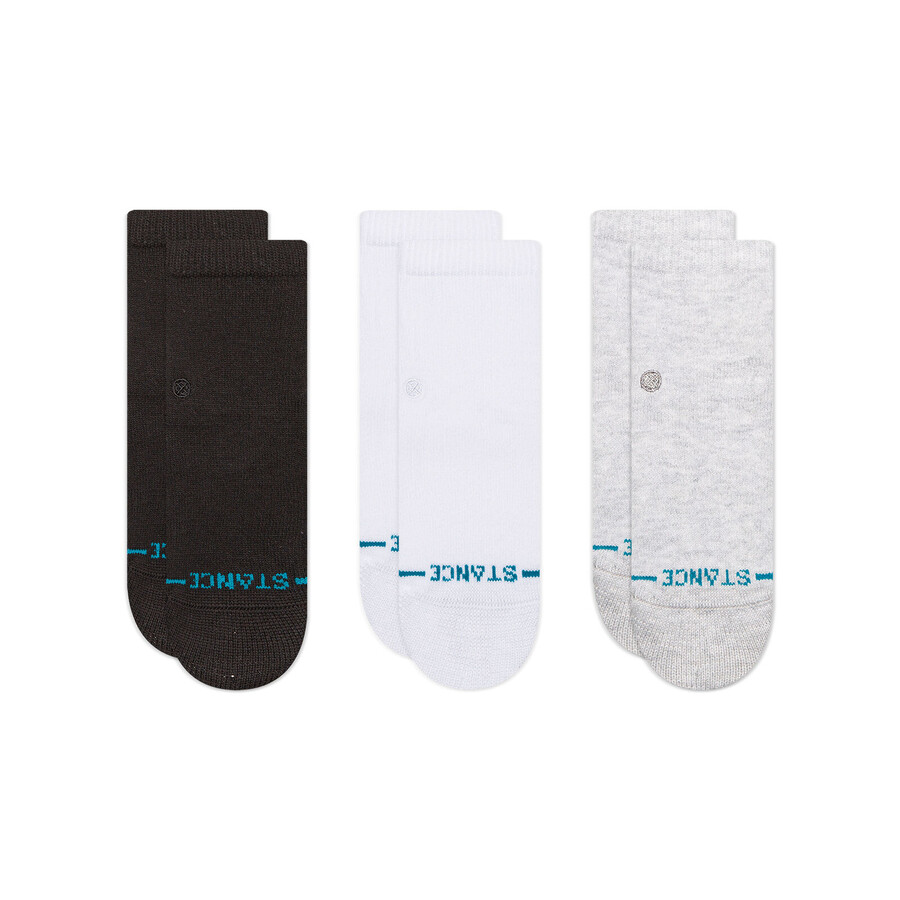 lot de 3 paires de chaussettes mi-mollet pour bébé et enfant