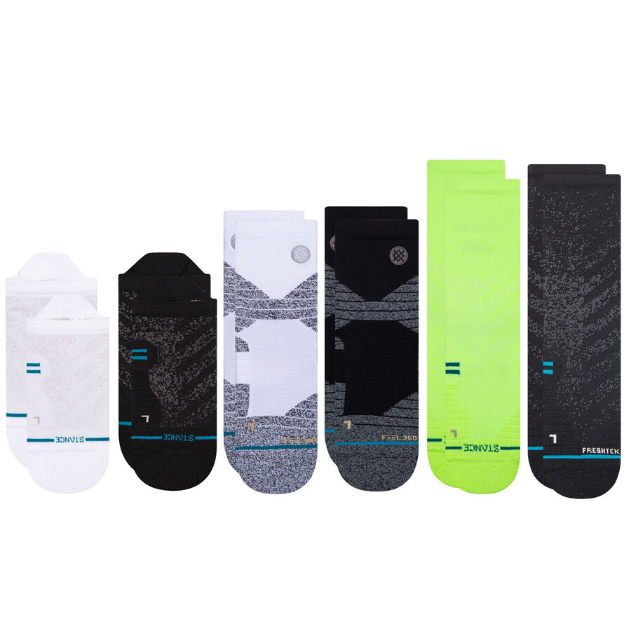 lot de 6 paires de chaussettes de performance moyennes
