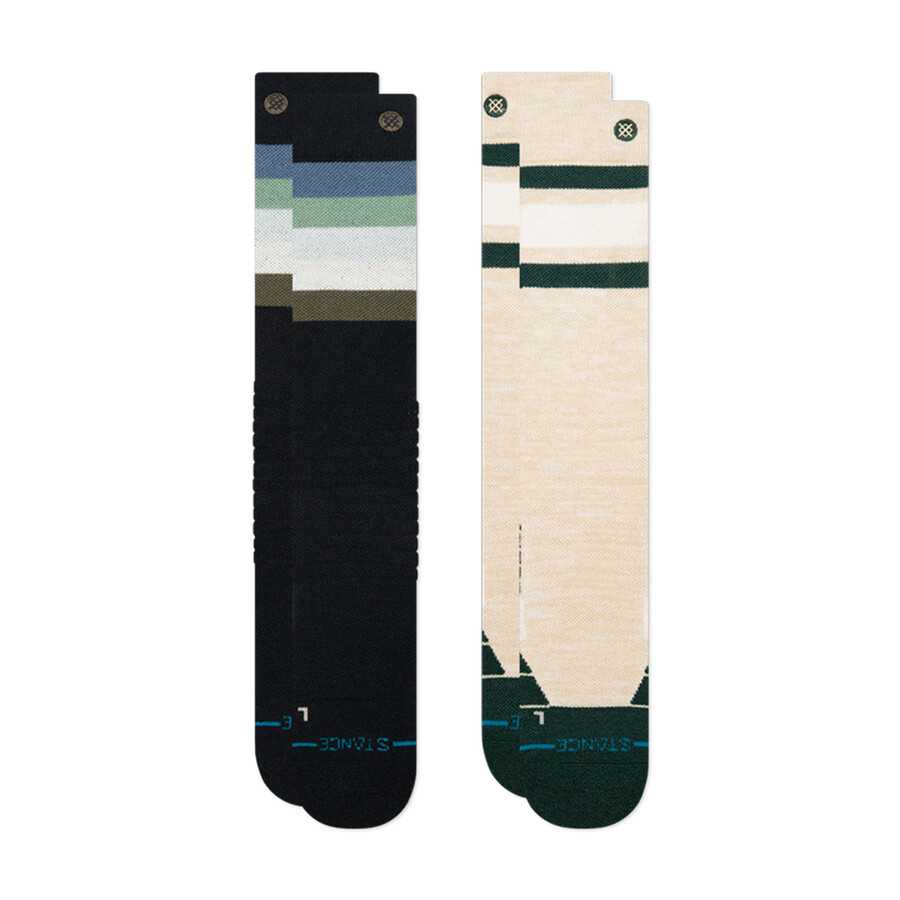 lot de 2 paires de chaussettes de neige otc en laine de performance moyenne