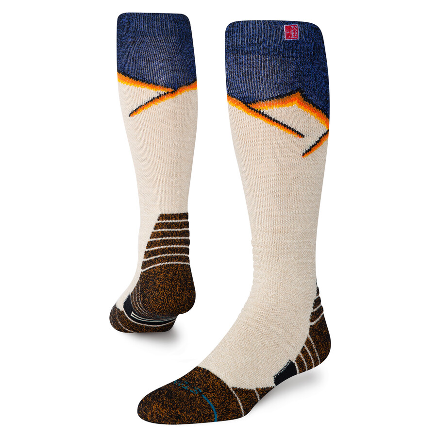 chaussettes de neige jimmy chin x stance medium performance en laine otc