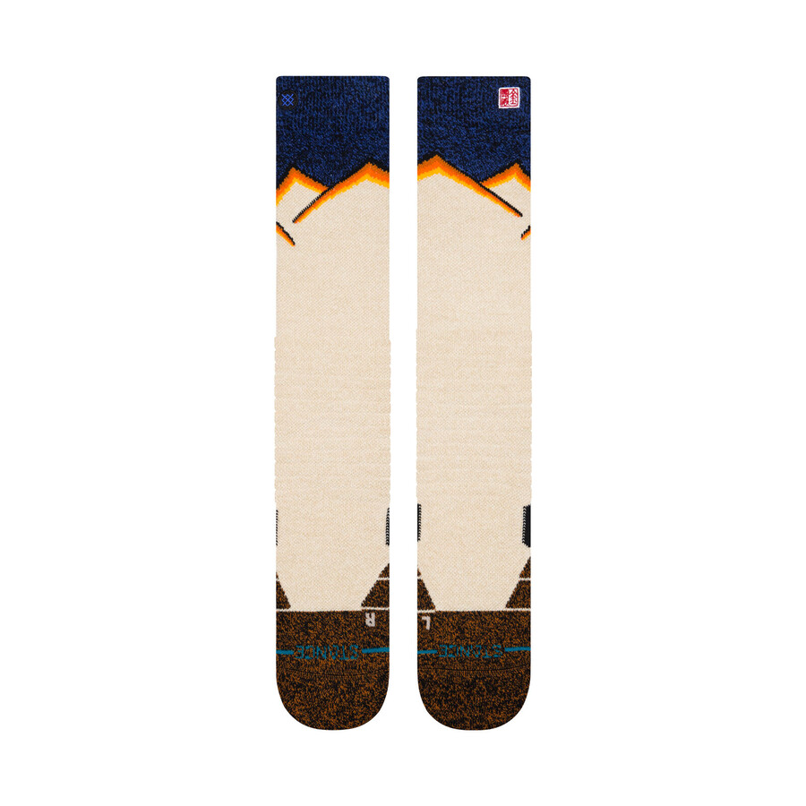chaussettes de neige jimmy chin x stance medium performance en laine otc