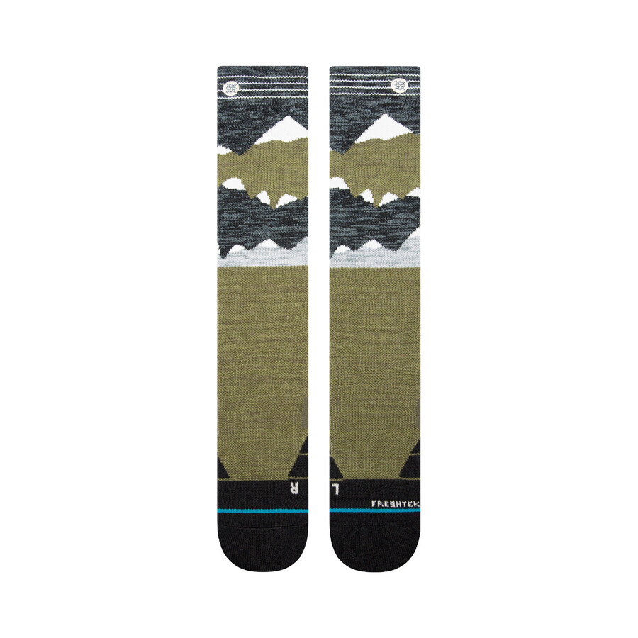 chaussettes de neige en laine de performance moyenne