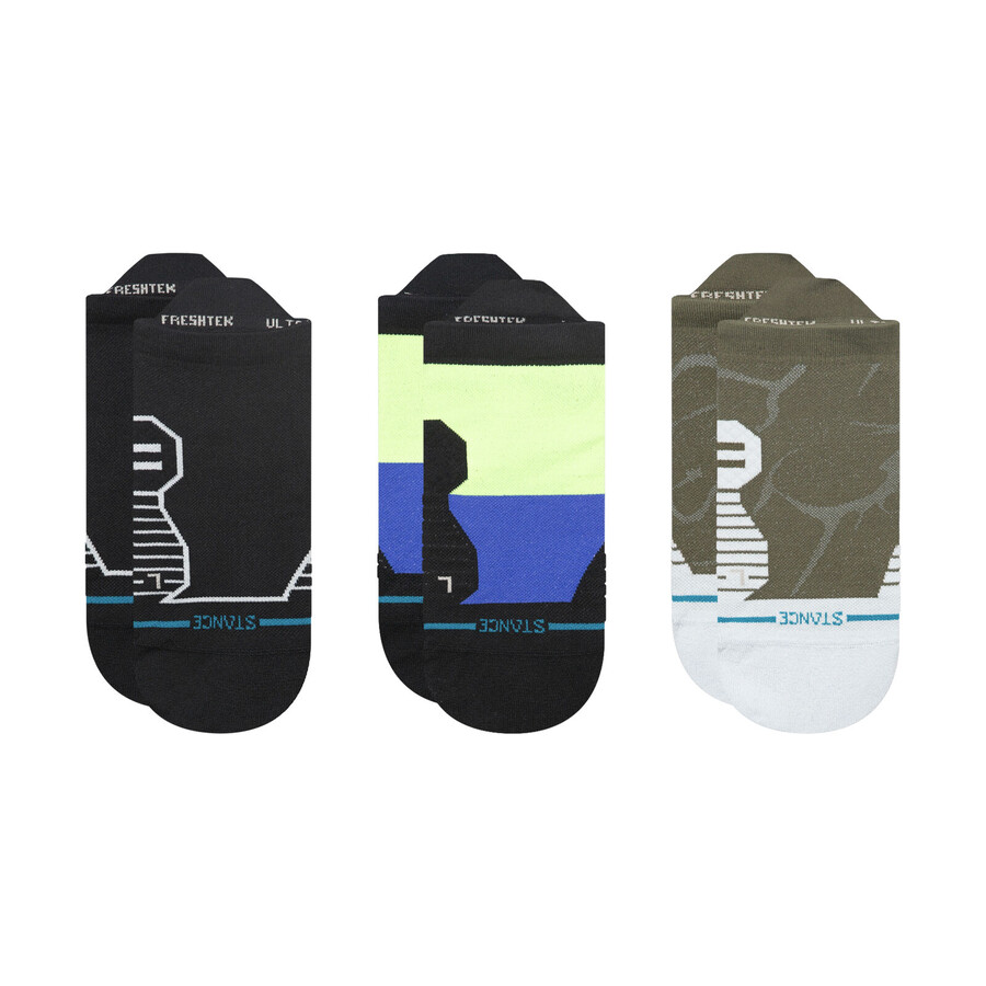 lot de 3 paires de chaussettes ultra-légères à languettes haute performance