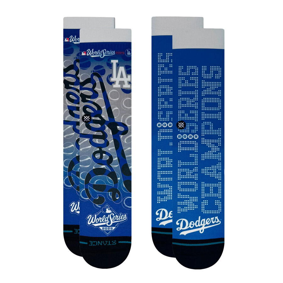 ensemble de chaussettes mlb x stance champions des séries mondiales 2025
