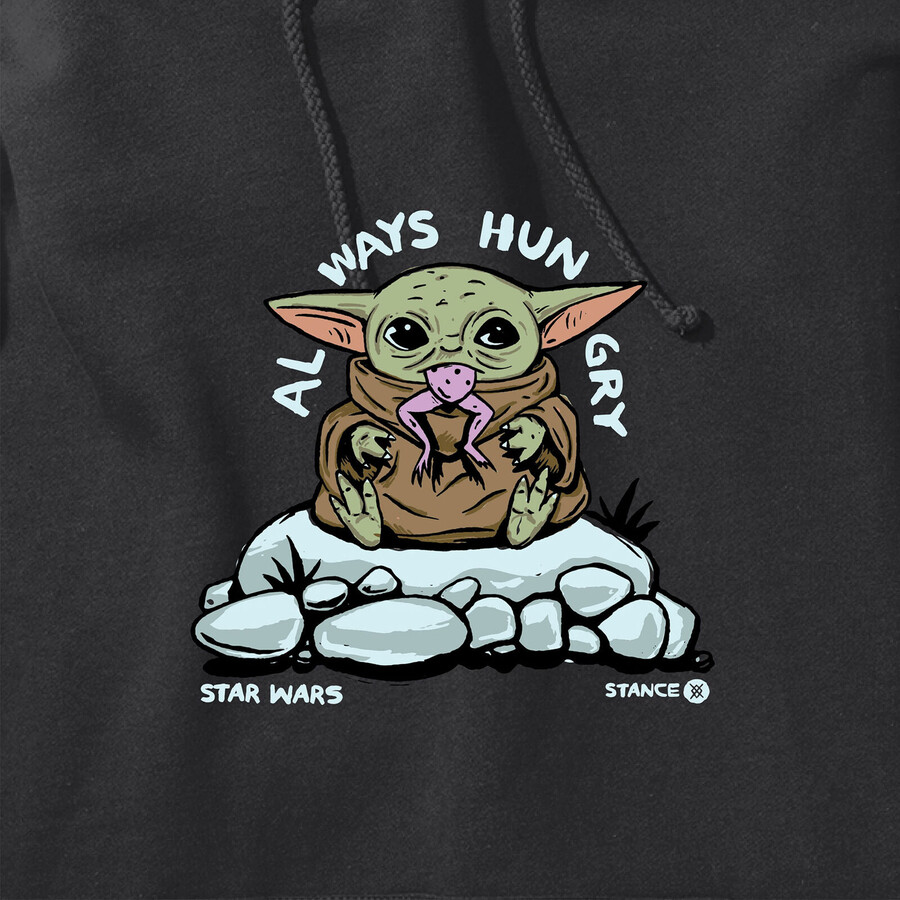 sweat à capuche star wars stance always hungry